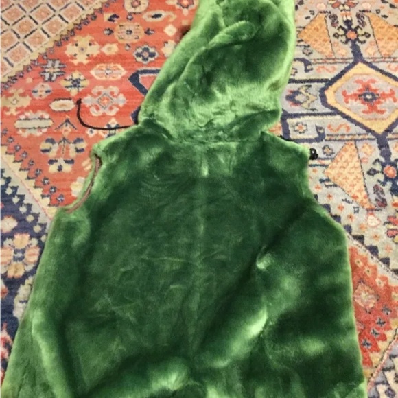 Lil Tots green dinosaur vest fleece - Picture 7 of 8